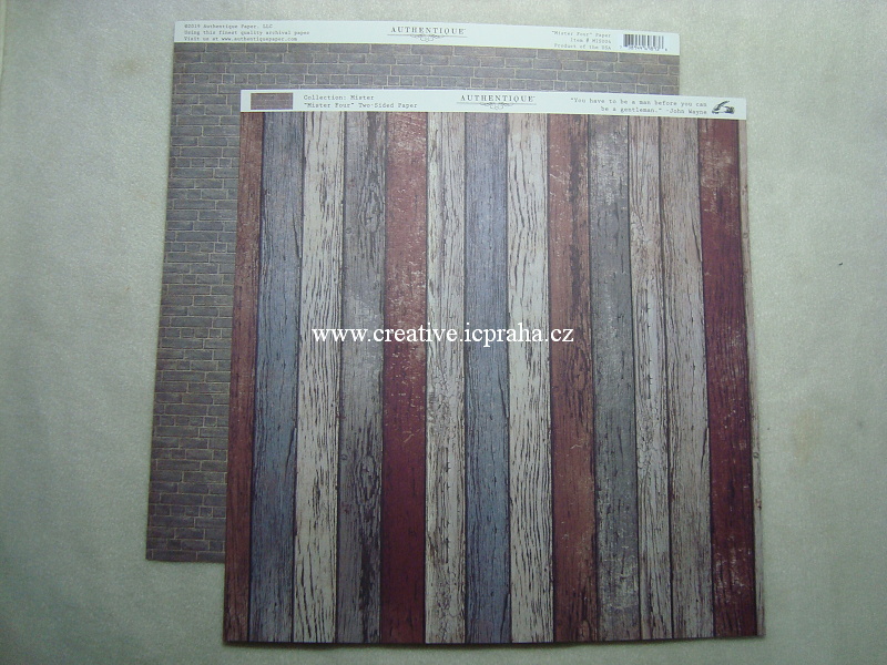 Authentique - Wood  30x30/190g/m2
